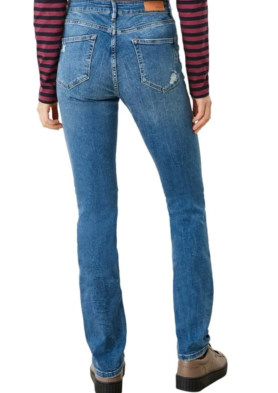 s.Oliver Jeans Slim-leg used Look blau S21 2113737
