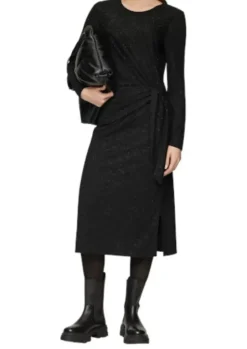 s.Oliver Jersey-Kleid Damen schwarz S24 2156447