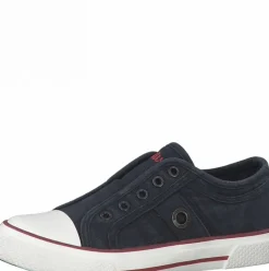 s.Oliver Jungen Sneaker low Slipper Schlupschuh blau S12 5-5-44200-28