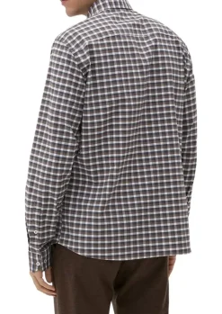 s.Oliver Karohemd aus Baumwollstretch braun S13  2125895
