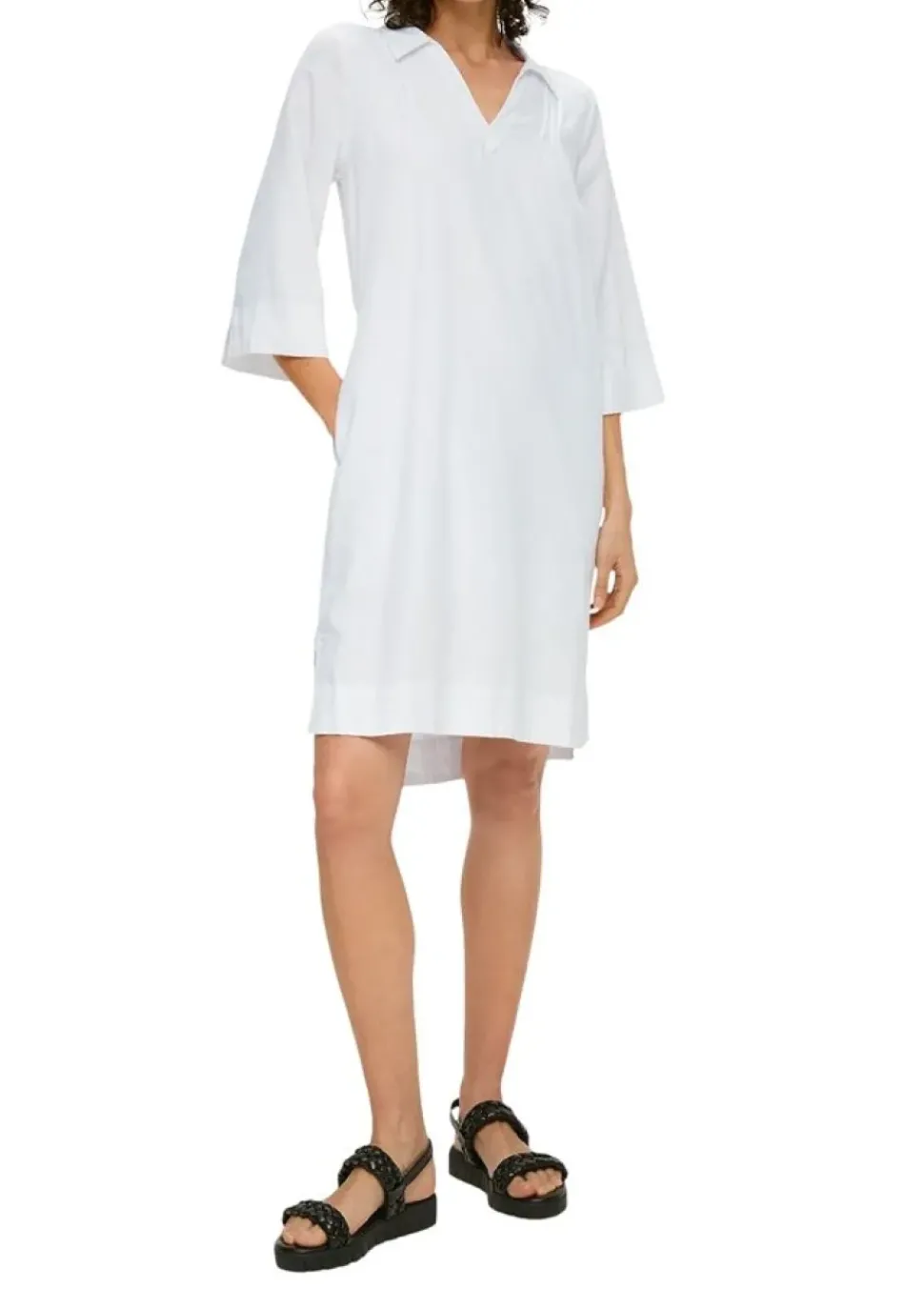 s.Oliver Kleid aus Leinen-Viskose-Mix mit Taschen S14 2147079