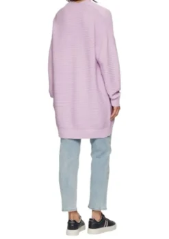 s.Oliver Kuscheling-weiche Strickjacke Damen lila&blue S24 2154766