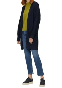 s.Oliver Kuscheling-weiche Strickjacke Damen lila&blue S24 2154766