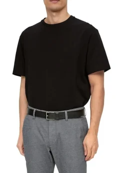 S.Oliver Ledergürtel braun, schwarz NOS 2134133