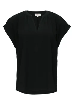 s.Oliver Locker geschnittene Bluse mit Struktur S14 2152040