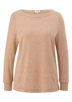 S.Oliver Longsleeve braun & grün S23 2136900