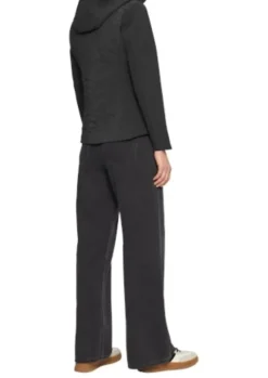 s.Oliver Materialmix Jacke Damen weiß&schwarz S25 2160409