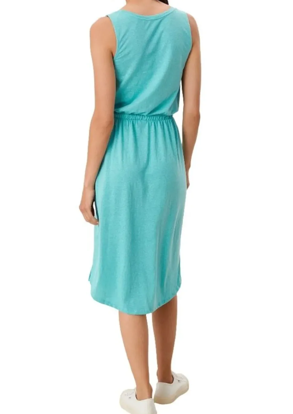s.Oliver Midikleid mit Flammgarnstruktur türkis 12 2115797