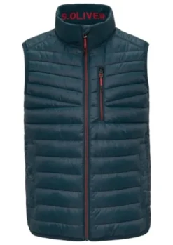 s.Oliver Outdoor-Weste Herren blue&black S24 2150251