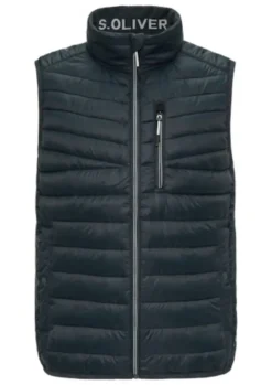 s.Oliver Outdoor-Weste Herren blue&black S24 2150251