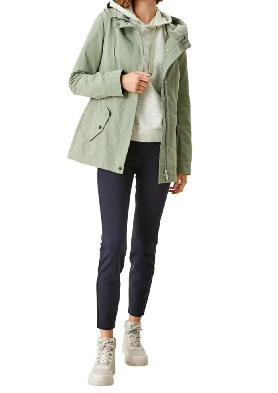 s.Oliver Parka Jacke Nylon grün S12 2110477