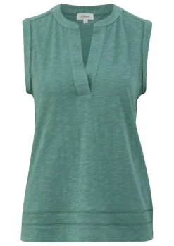 s.Oliver Relaxed Fit T - Shirt mit Lochstickerei S14 2144785