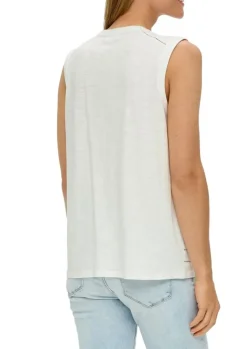 s.Oliver Relaxed Fit T - Shirt mit Lochstickerei S14 2144785