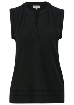 s.Oliver Relaxed Fit T - Shirt mit Lochstickerei S14 2144785