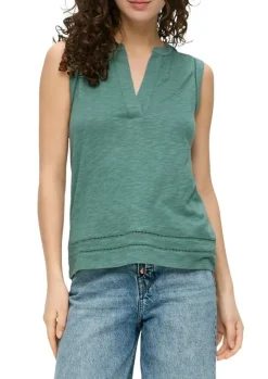 s.Oliver Relaxed Fit T - Shirt mit Lochstickerei S14 2144785