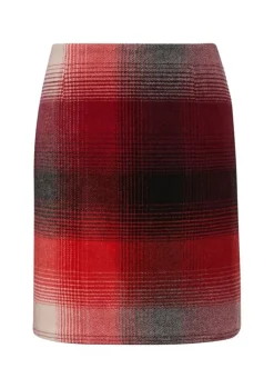 S.Oliver Rock aus Wollmix rot-schwarz S14 2138795