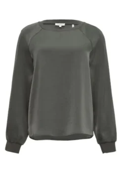 s.Oliver Satin Bluse Damen orange & grau S24 2158758
