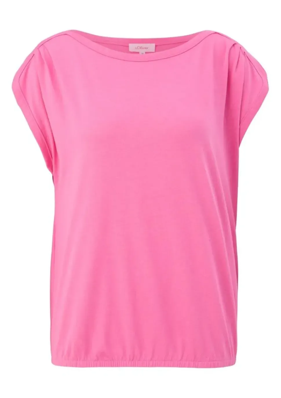 s.Oliver Shirt mit U-Boot-Ausschnitt pink, blau, grün, schwarz S13 2132634