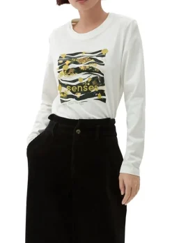 s.Oliver Shirt Print-Longsleeve mit 3/4-Ärmeln 2122515