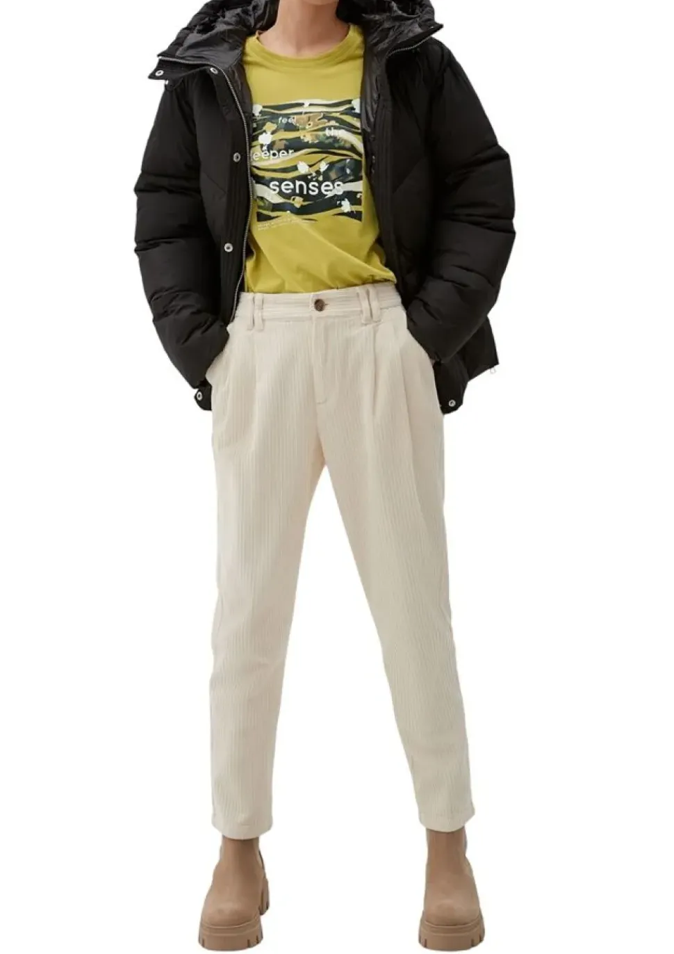 s.Oliver Shirt Print-Longsleeve mit 3/4-Ärmeln 2122515