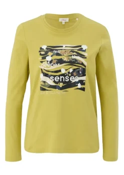 s.Oliver Shirt Print-Longsleeve mit 3/4-Ärmeln 2122515