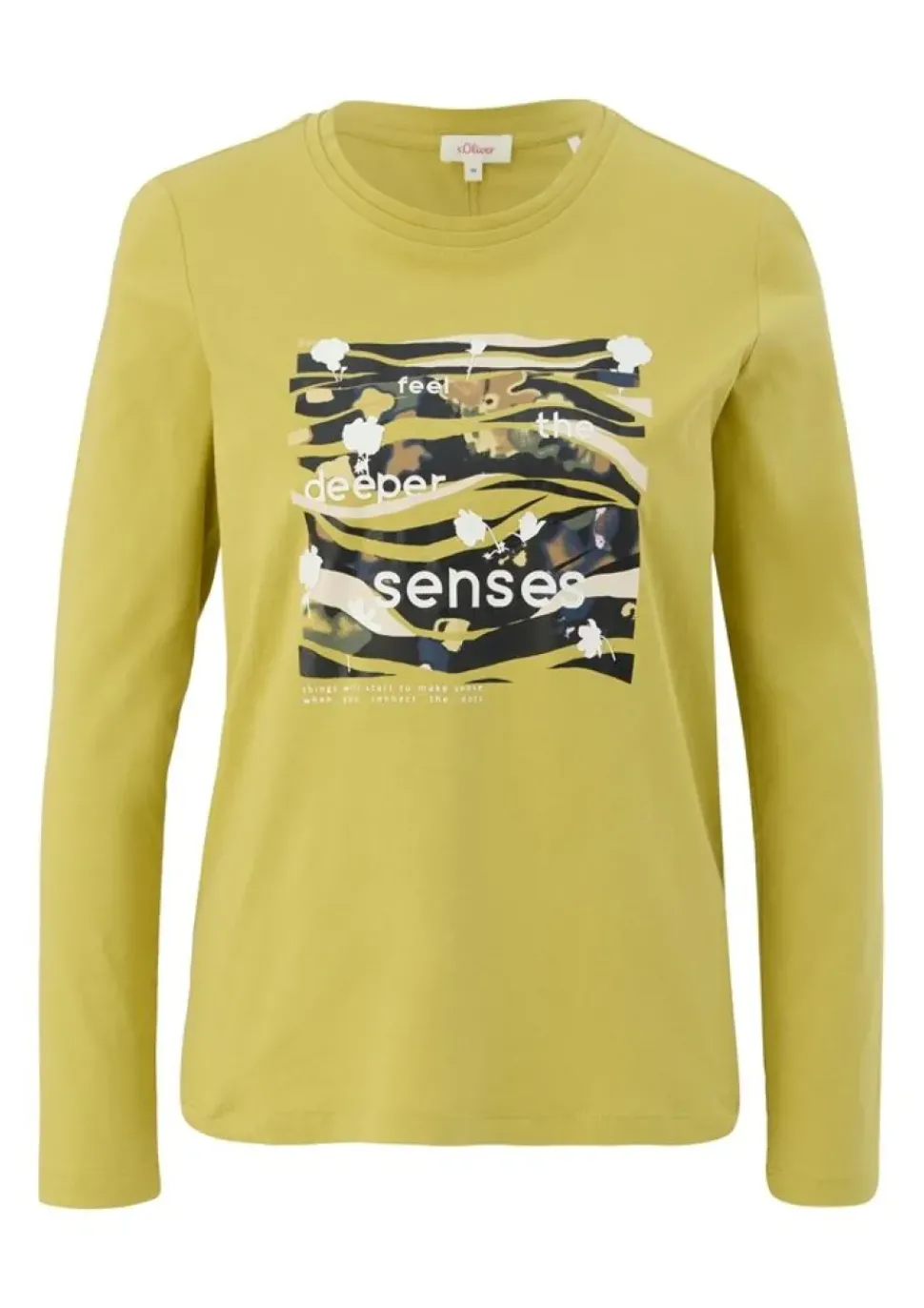 s.Oliver Shirt Print-Longsleeve mit 3/4-Ärmeln 2122515