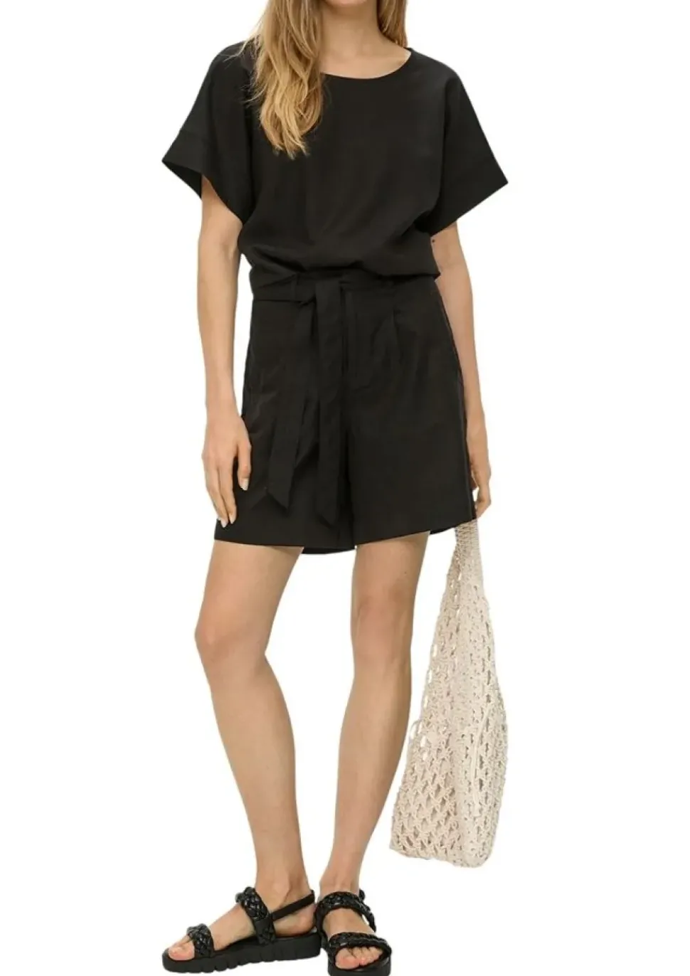 s.Oliver Shorts Leinenmix mit Guertel S14 2146168