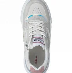 s.Oliver Sneaker low Kinder Mädchen beige S12 5-5-43204-28