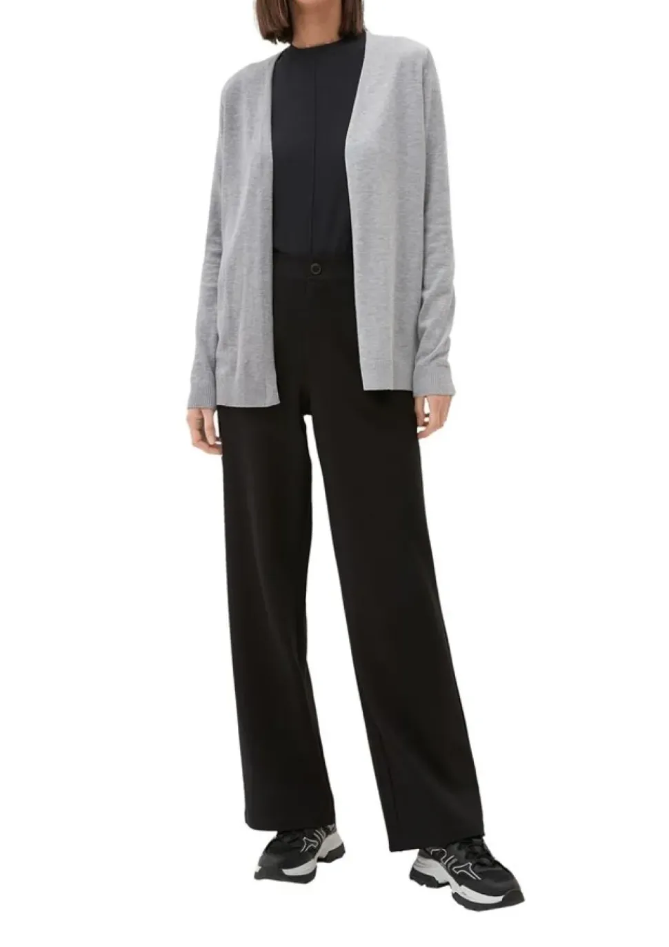 s.Oliver Strickjacke aus Viskosemix grün, braun, grau, schwarz S13 2127027