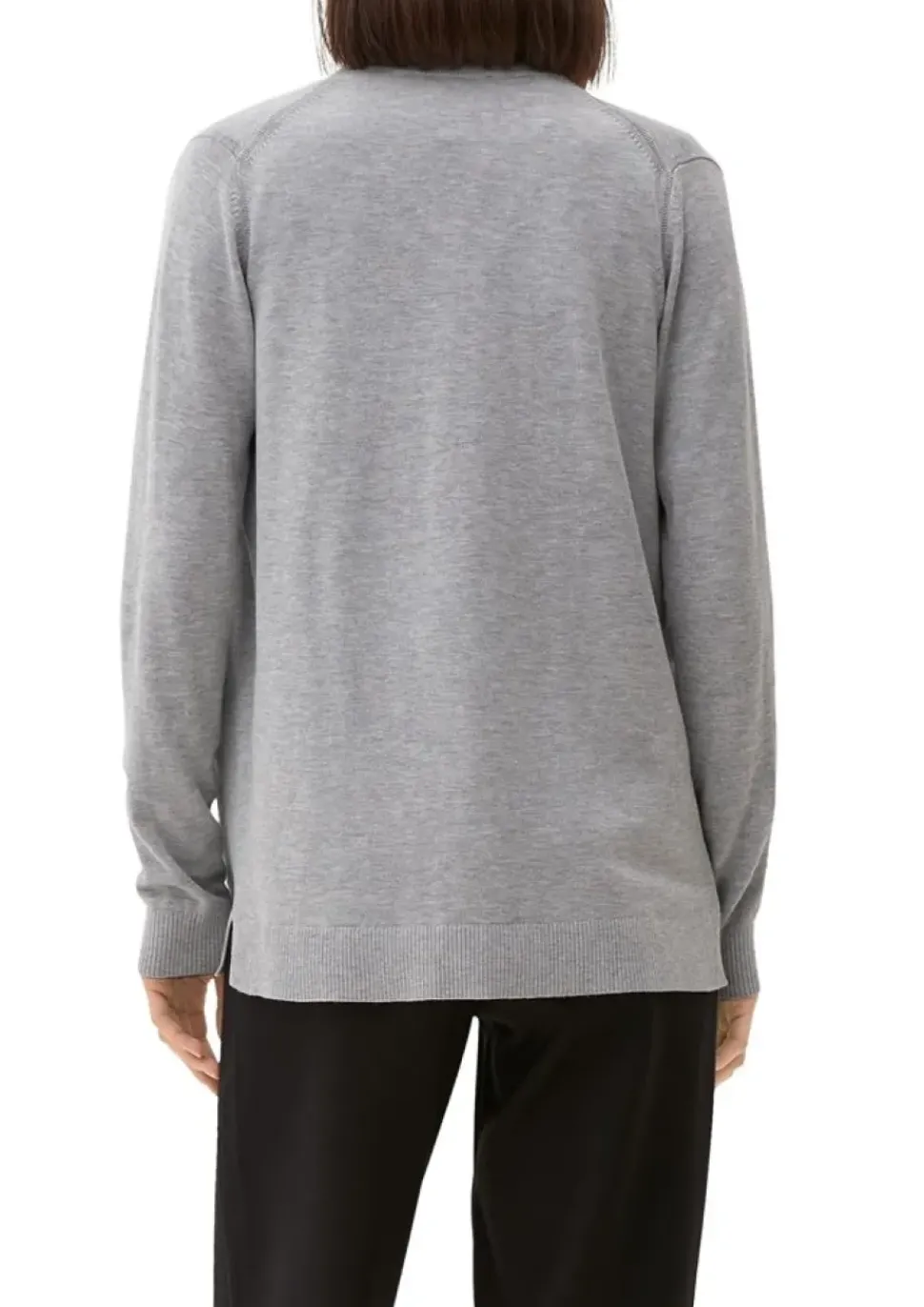s.Oliver Strickjacke aus Viskosemix grün, braun, grau, schwarz S13 2127027