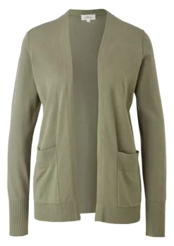 s.Oliver Strickjacke aus Viskosemix grau S22  2112223