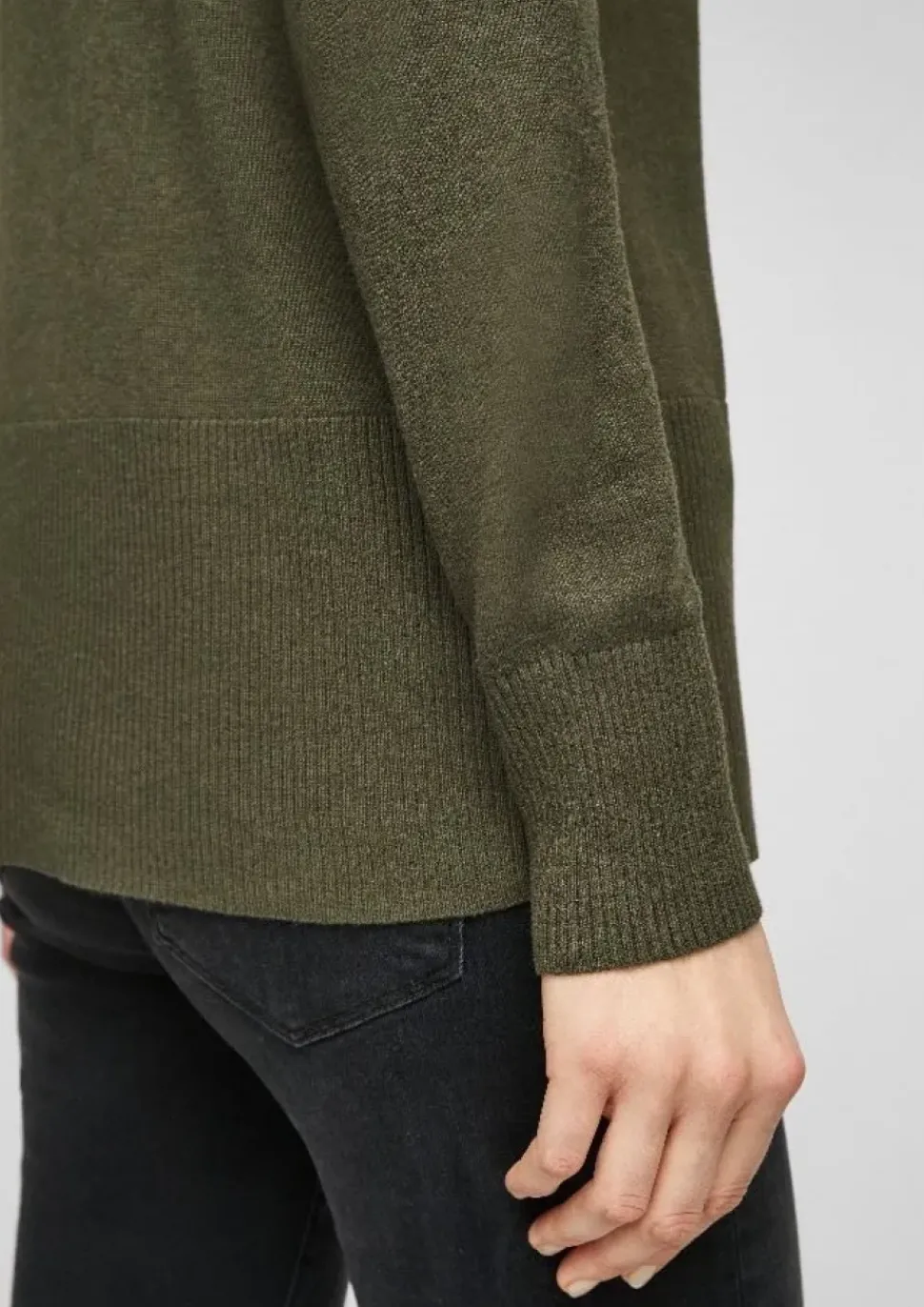 s.Oliver Strickjacke mit breiter Rippblende S11 2060951