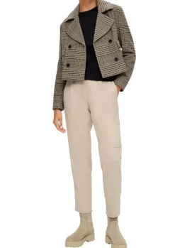S.Oliver Strickpullover aus Viskosestretch orange, schwarz S14 2135257