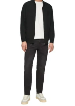 s.Oliver Sweatshirt - Jacke Herren schwarz S24 2156494