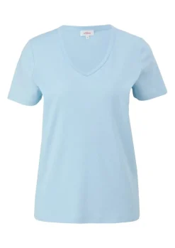 s.Oliver T-Shirt aus Baumwolljersey rosa, blau, grün S13  2135223