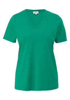 s.Oliver T-Shirt aus Baumwolljersey rosa, blau, grün S13 2135223