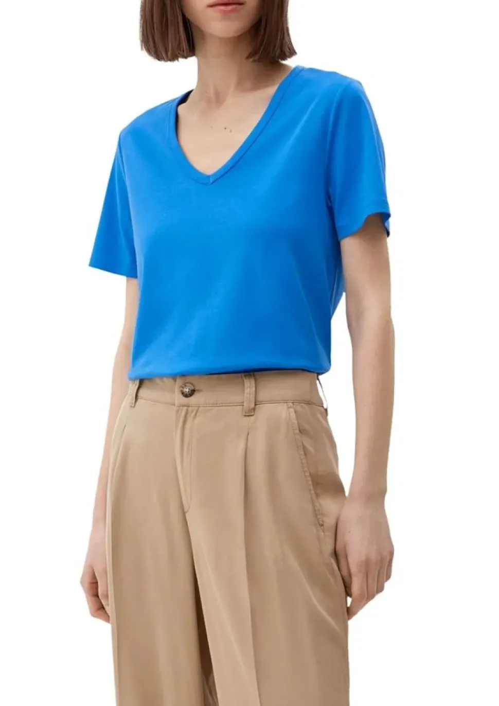 s.Oliver T-Shirt aus Baumwolljersey rosa, blau, grün S13 2135223