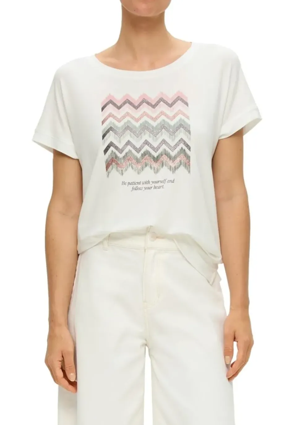 s.Oliver T - Shirt mit Pailetten S14 2145271
