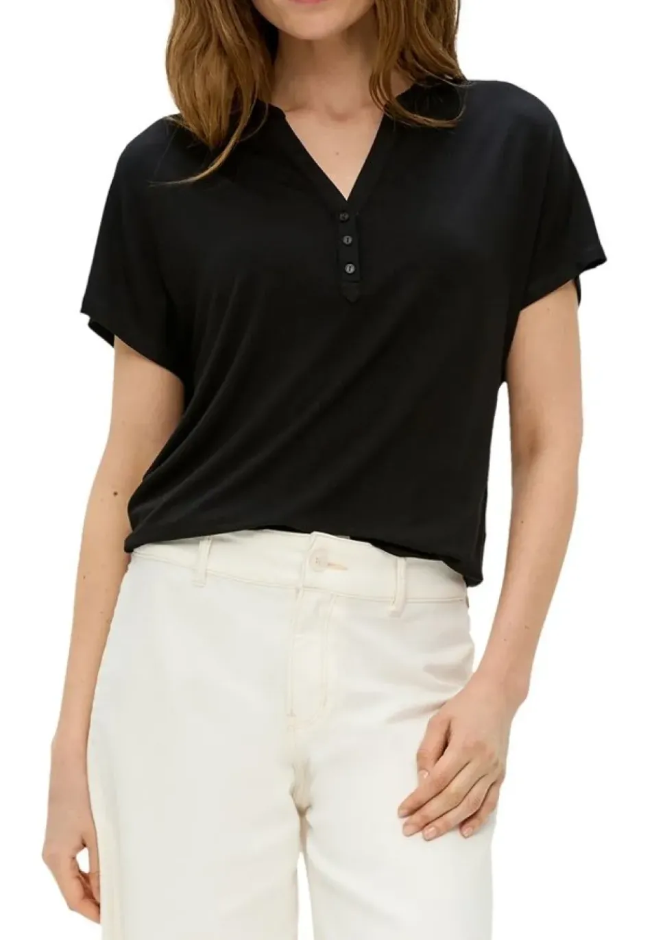 s.Oliver T - Shirt mit V-Ausschnitt S14 2144711