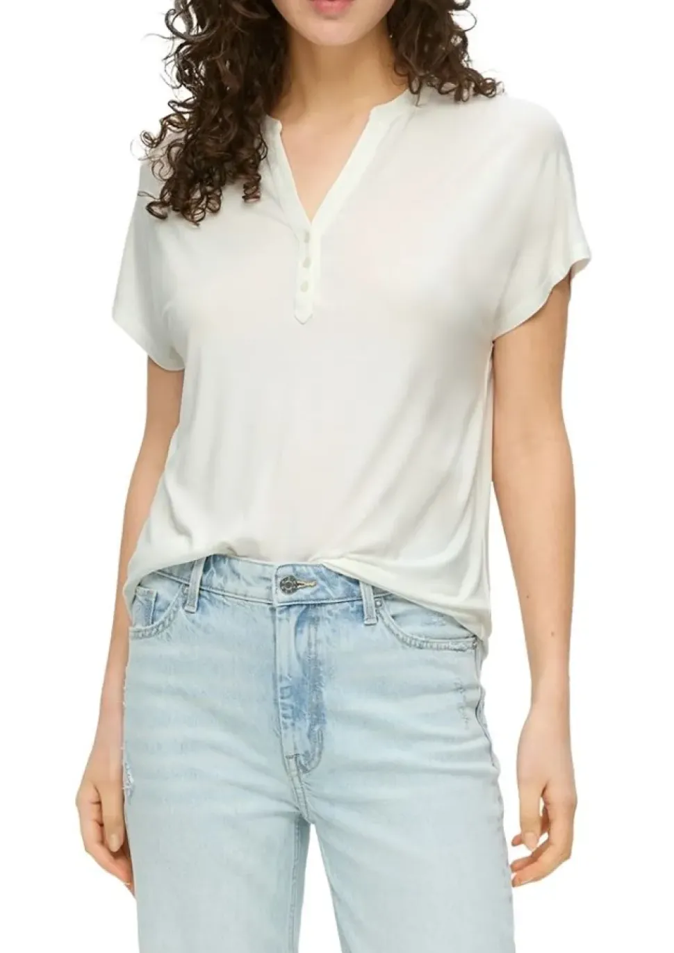 s.Oliver T - Shirt mit V-Ausschnitt S14 2144711