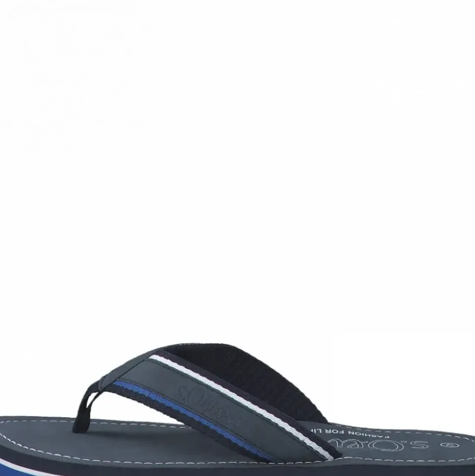 s.Oliver Zehentrenner Flip Flop blau 5-5-17206-28