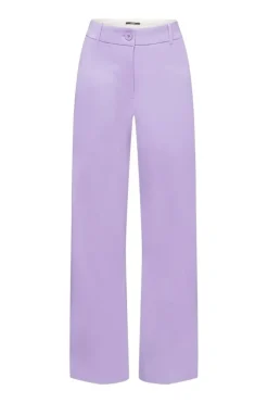 SPORTY PUNTO Mix & Match Hose mit geradem Bein, high rise, lila, schwarz 991EO1B304