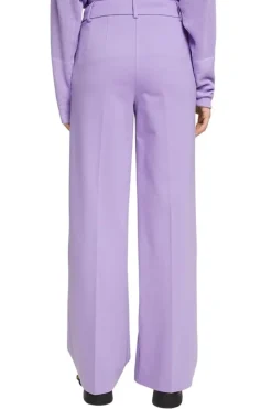 SPORTY PUNTO Mix & Match Hose mit geradem Bein, high rise, lila, schwarz  991EO1B304