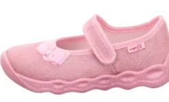 superfit BUBBLE Rosa Hausschuh mit Klettverschluss 1-006271-5500