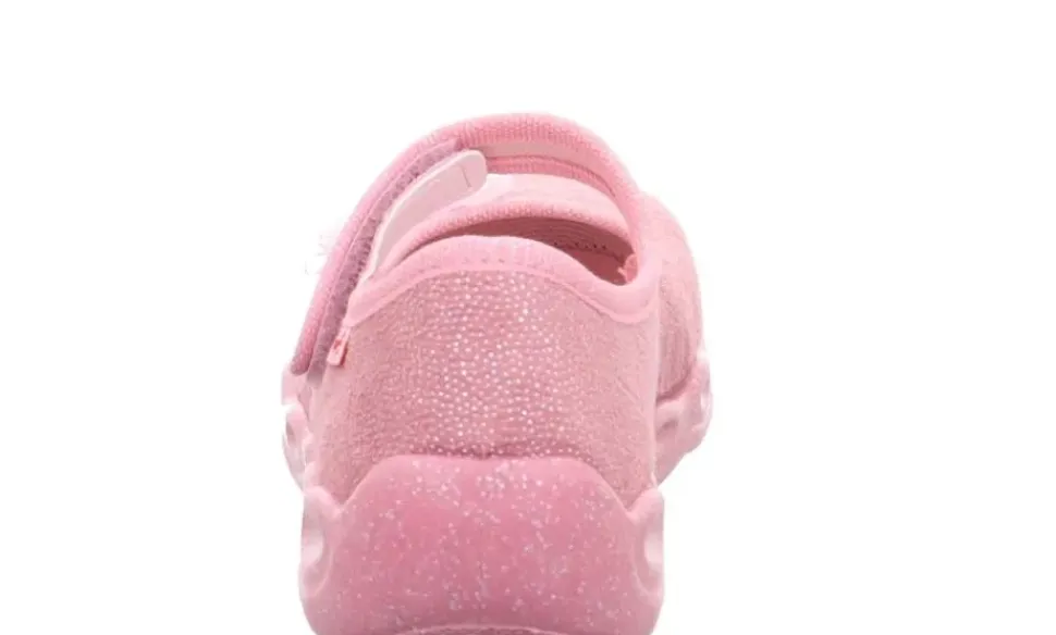 superfit BUBBLE Rosa Hausschuh mit Klettverschluss 1-006271-5500