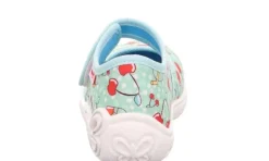 SUPERFIT Hausschuh BELINDA Grün Rot 1-800288-7010