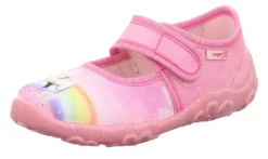 superfit Hausschuh BONNY mit Klettverschluss rosa S23 1-000281-5540