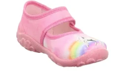 superfit Hausschuh BONNY mit Klettverschluss rosa S23 1-000281-5540