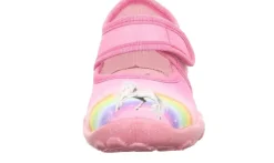 superfit Hausschuh BONNY mit Klettverschluss rosa S23 1-000281-5540