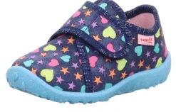 superfit Hausschuh Spotty blau bunt 1-009246-8090